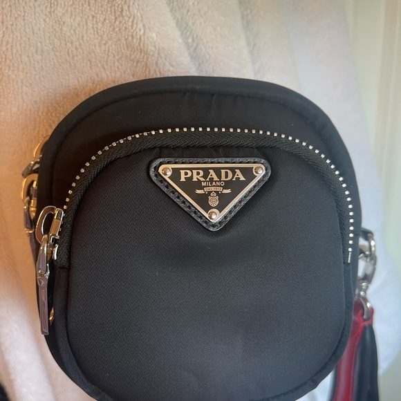 Prada cargo nylon wristlet pouch in black - Picture 5 of 6